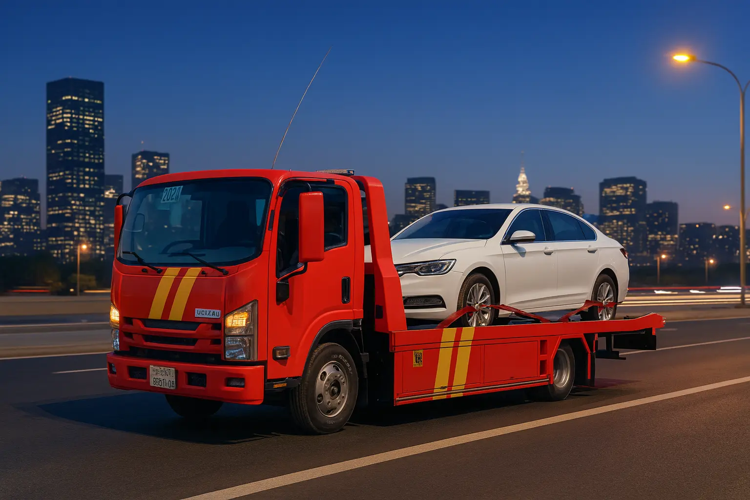 سطحه لنقل السيارات - أسطول حديث - أكثر من 10,000 سطحه