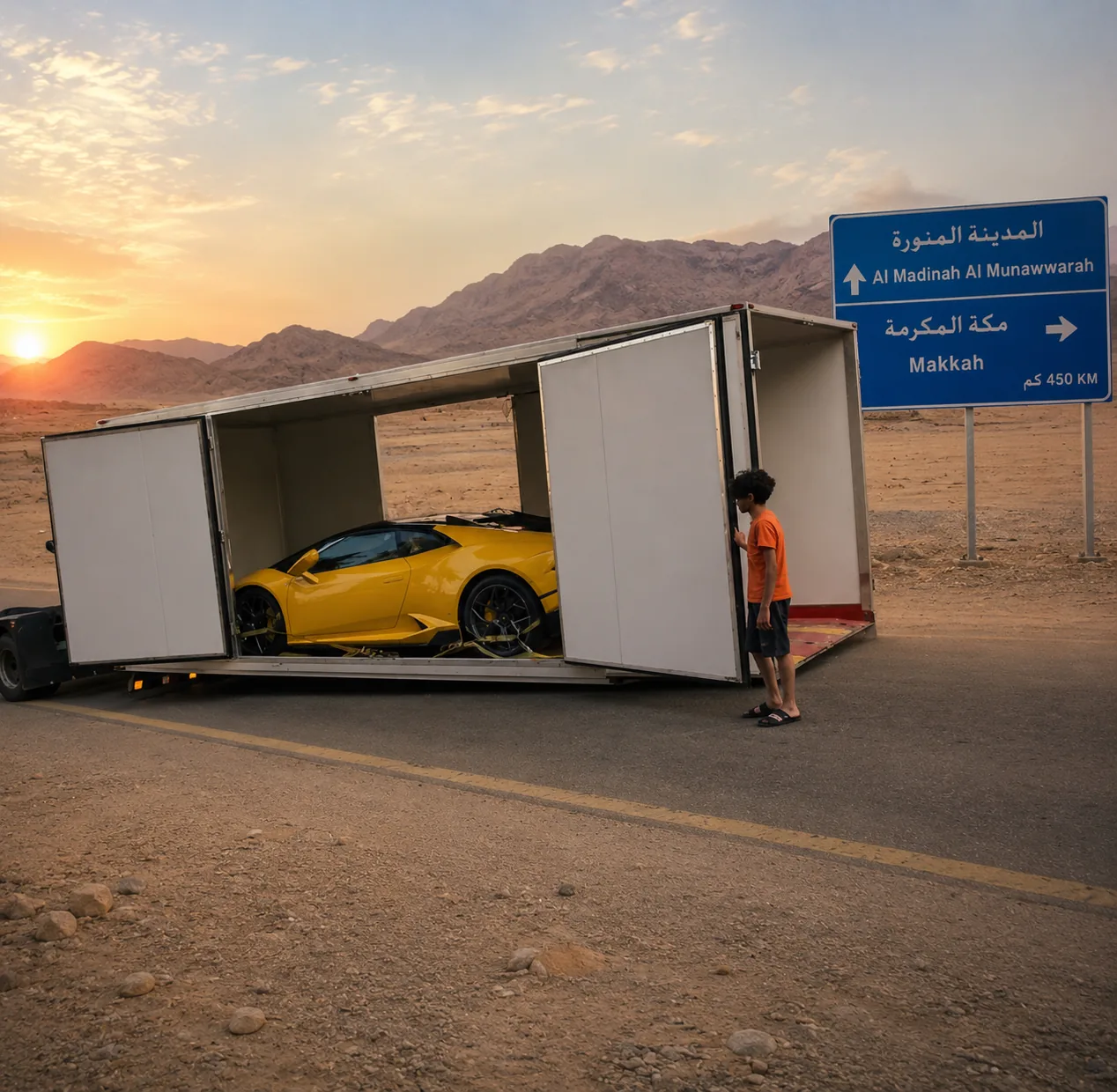 سطحه الإمارات إلى السعودية