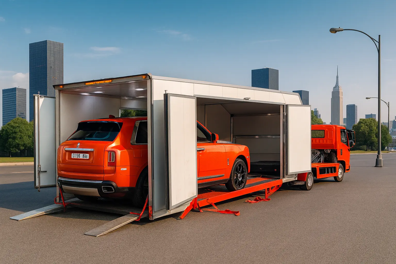 نقل رولز رويس - سطحه فاخرة - نقل سيارات فارهة