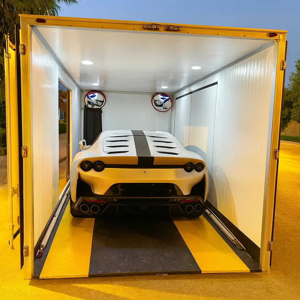 نقل السيارات الخارقة - سطحه مخصص - نقل فيراري لامبورجيني
